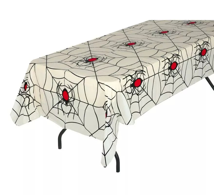 Translation missing: en.Mantel de Plástico Telarañas 135x270 cm