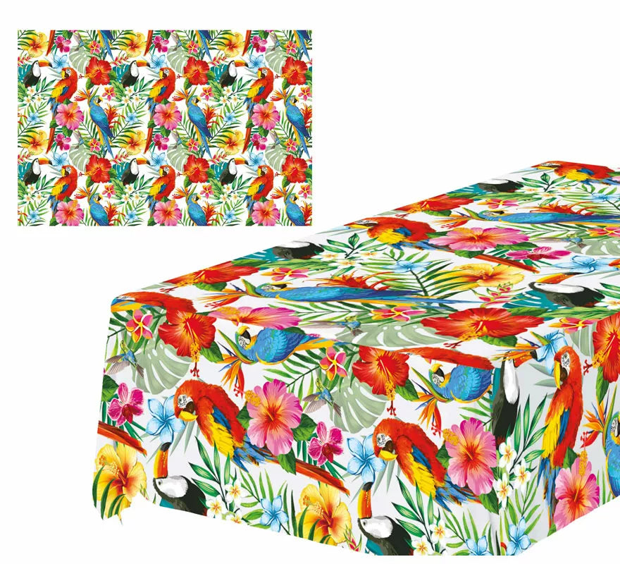 Mantel Estampado de Hawai de 137X274 cm
