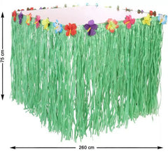 Hawaiian Tablecloth with Flowers 260x75 cm