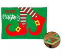 Mantel Individual de Navidad de Piernas de Elfo de 33x46 cm