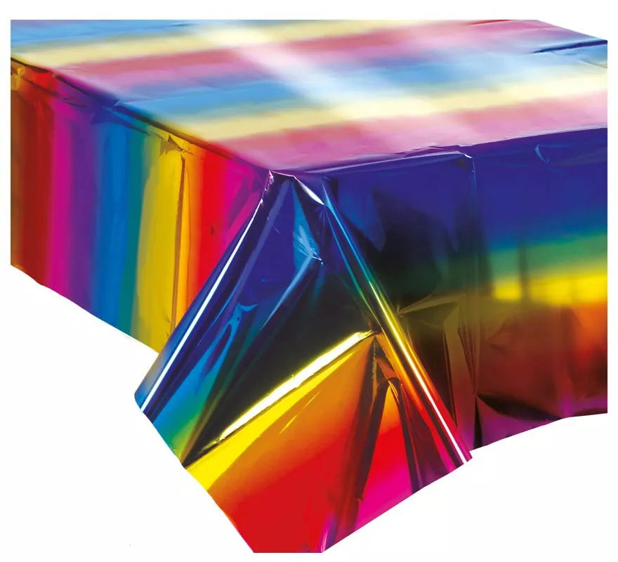Mantel multicolor de 137x274 cm