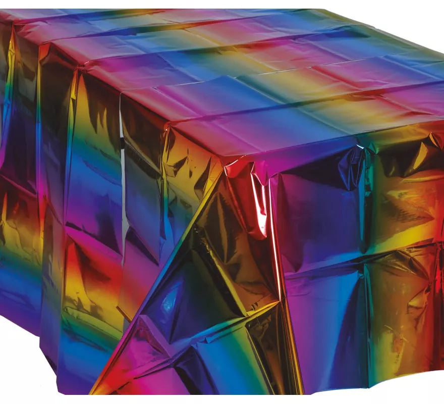 Mantel multicolor de 137x274 cm