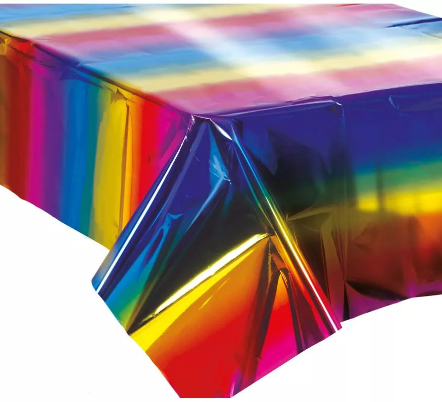 Mantel multicolor de 137x274 cm