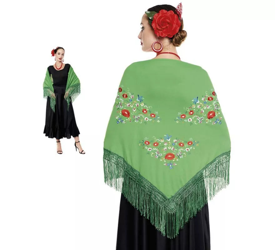 Translation missing: en.Mantón Sevillana o Chulapa Bordado en varios colores
