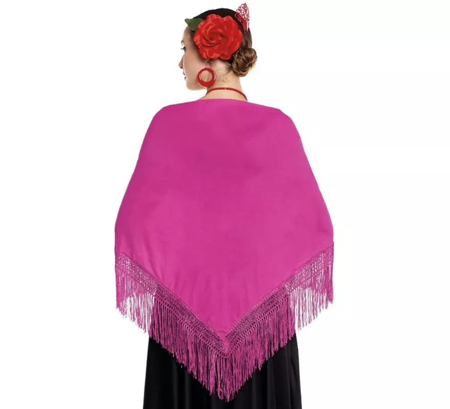 Mantón Sevillana o Chulapa de 150x60 cm en varios colores