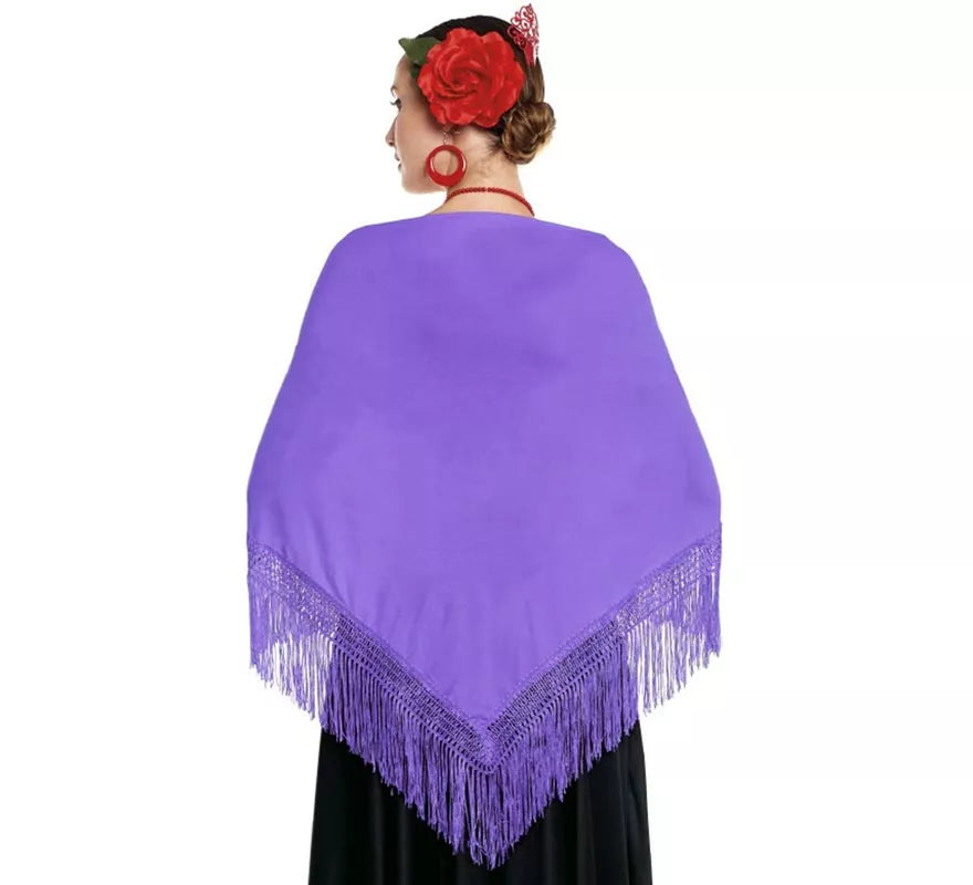 Mantón Sevillana o Chulapa de 150x60 cm en varios colores