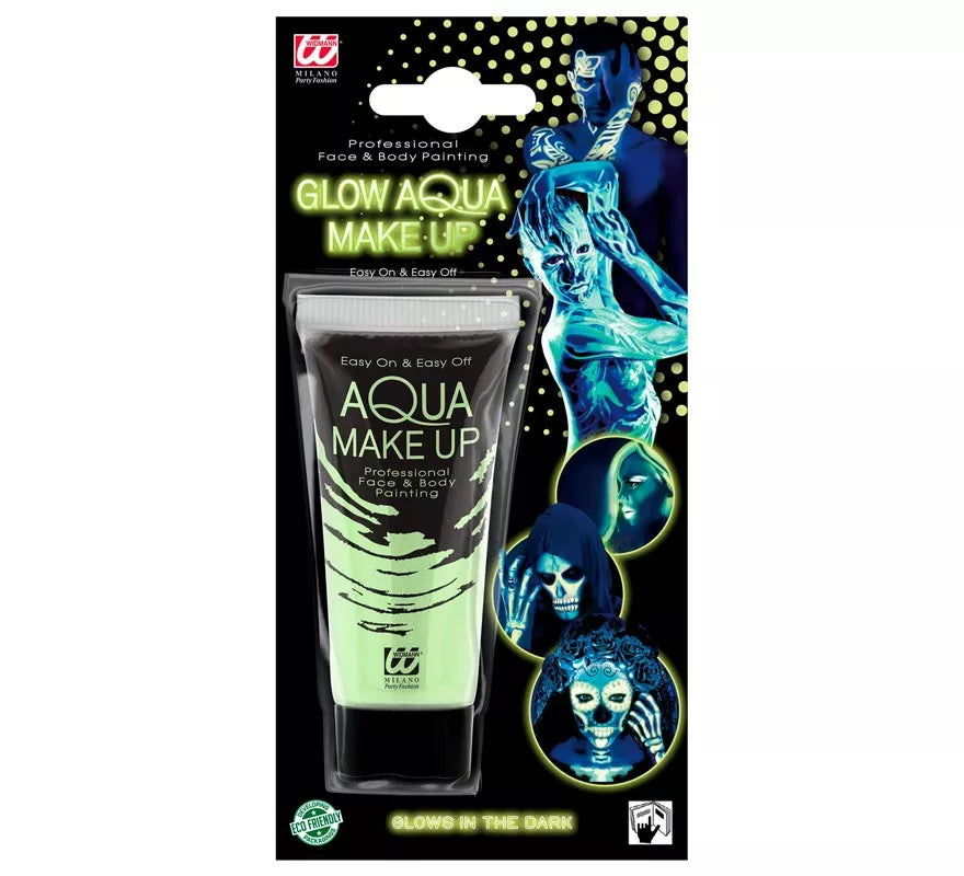 Maquillaje al Agua Brillo en la Oscuridad en Tubo 30 ml