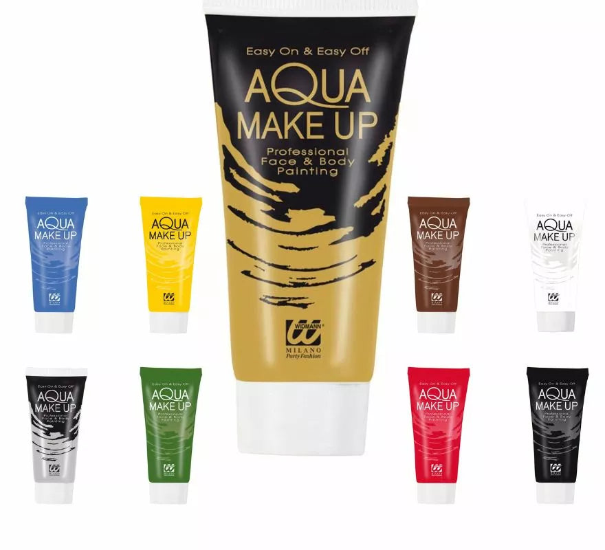 Maquillaje al Agua en Tubo 30 ml en varios colores