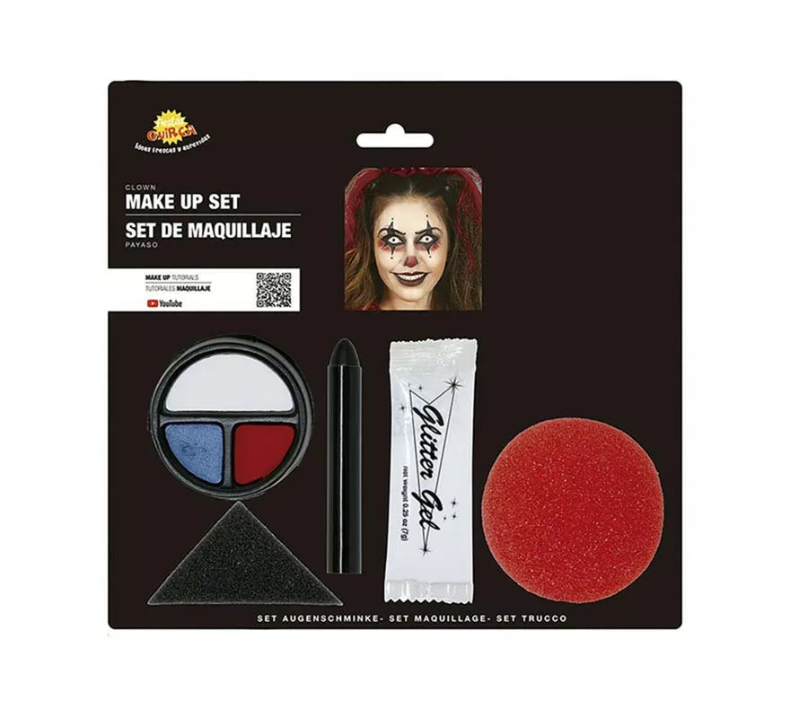Maquillaje de Arlequina malvada