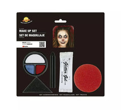 Evil Harlequin Makeup