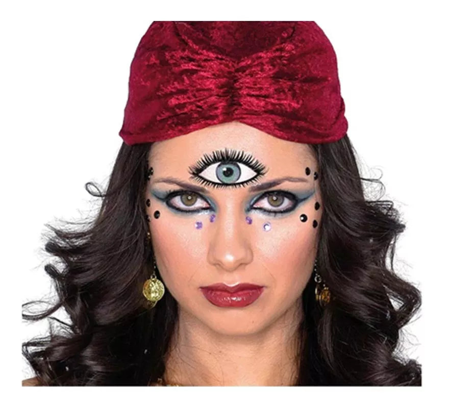 Maquillaje de Pitonisa mística