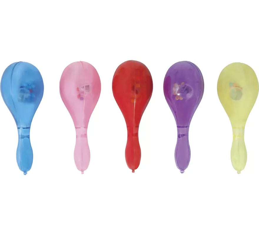 Maraca con Luz de 15 cm en colores surtidos