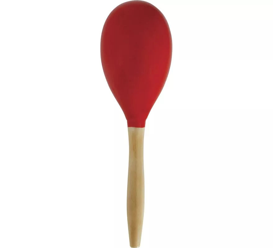Maraca roja de Madera de 20 cm