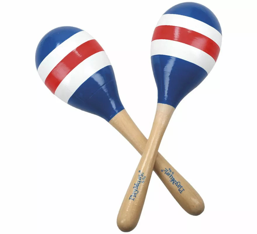 Translation missing: en.Maracas de Madera Pintada