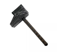 Large Metal Painted Wooden Toy Hammer