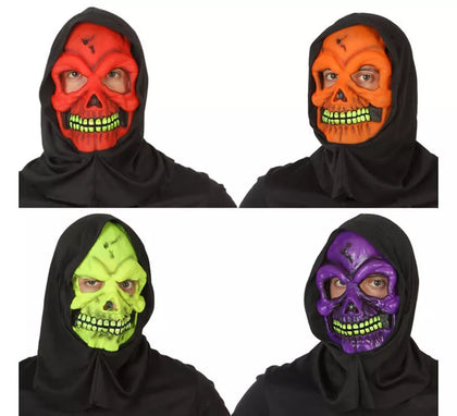 Máscara Calavera con capucha 4 colores surtidos