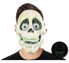 Skull Mask with Light Tube