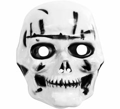 Máscara de caveira de plástico
