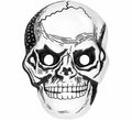 Máscara Calavera de Plástico