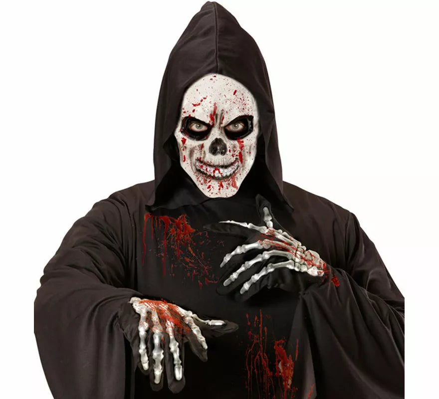 Máscara Calavera Ensangrentada de Látex
