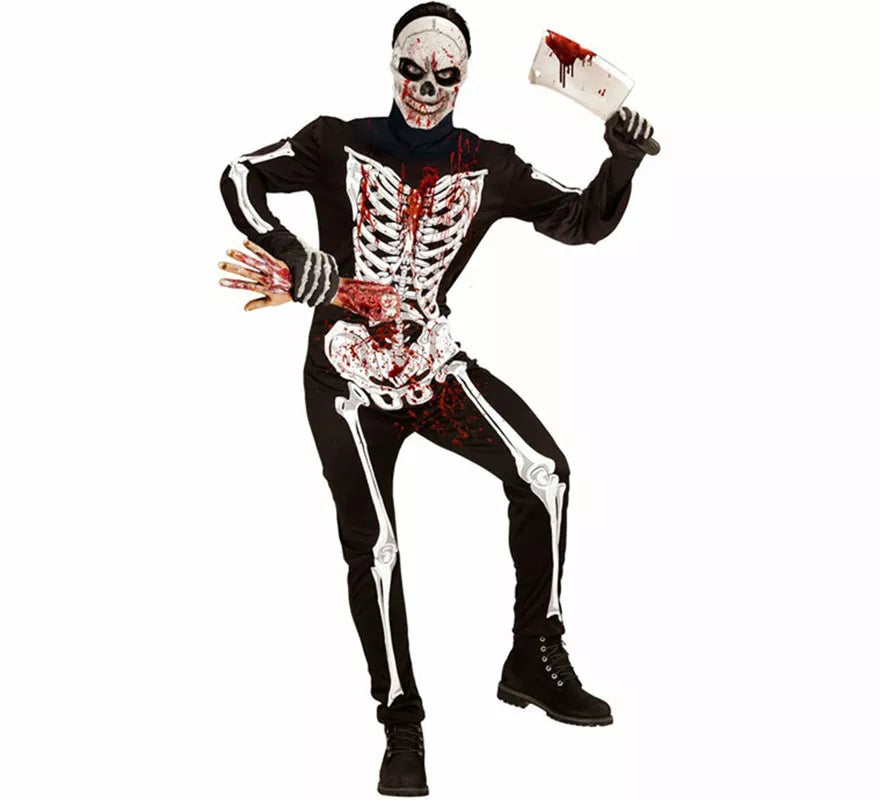 Máscara Calavera Ensangrentada de Látex