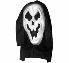 Killer Ghost Hooded Mask with Net Eyes