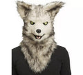 Máscara con Mandíbula Móvil de Lobo
