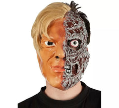 Mask with half burned face
