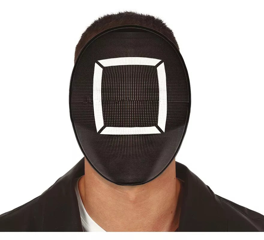 Máscara Cuadrado Vigilante de Juego de PVC