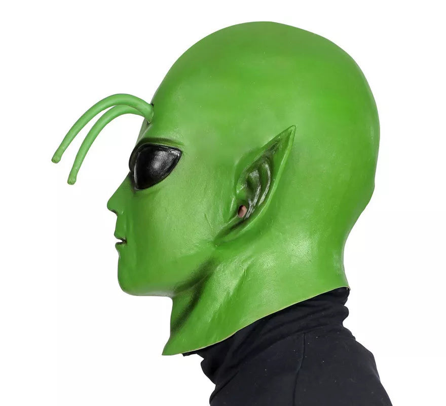 Máscara de Alien de Dibujos Animados con Antenas