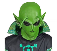Cartoon Alien Mask with Antennas