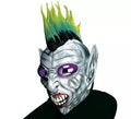 Máscara de Alien Punky con Cresta