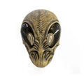 Máscara de Alien verde látex