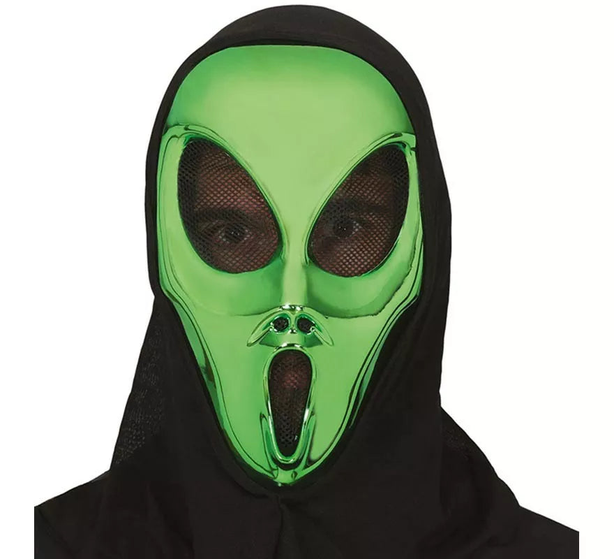 Translation missing: en.Máscara de Alienígena verde con Capucha