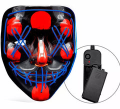 Scary Killer Mask with Blue LED