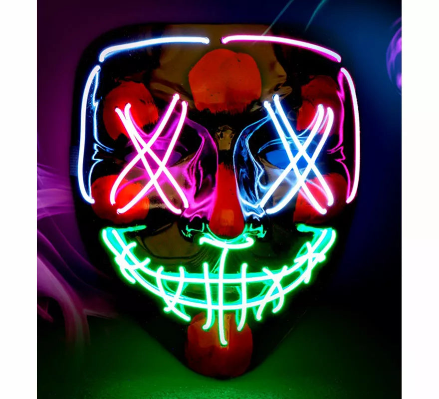 Translation missing: en.Máscara de Asesino Aterrador con LED multicolor