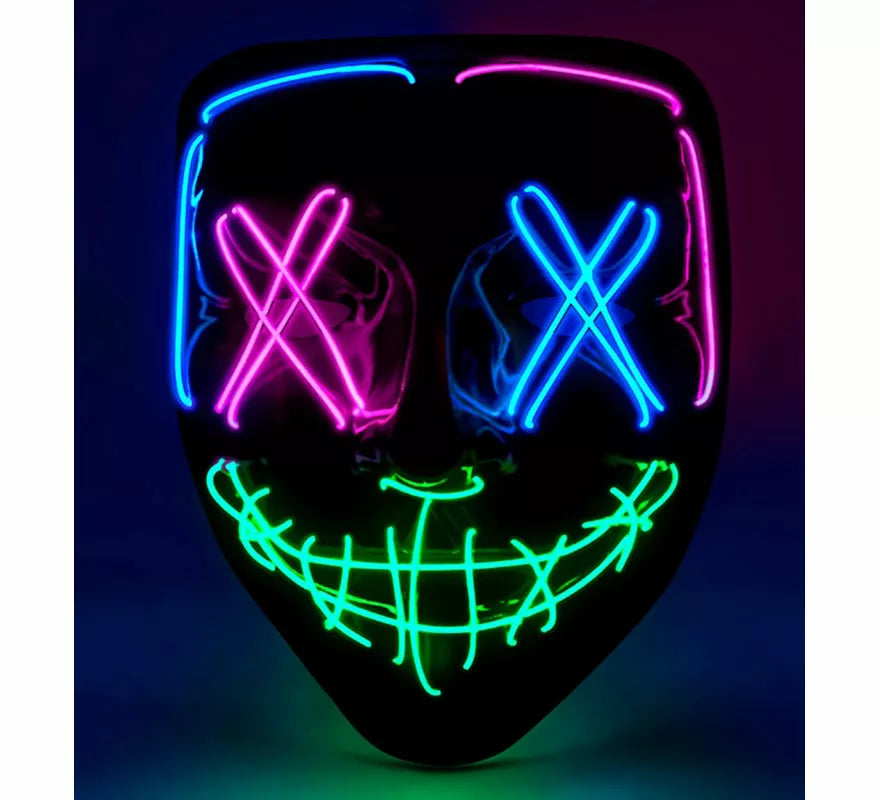 Translation missing: pt-PT.Máscara de Asesino Aterrador con LED multicolor