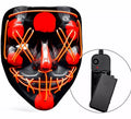 Máscara de Asesino Aterrador con LED rojo