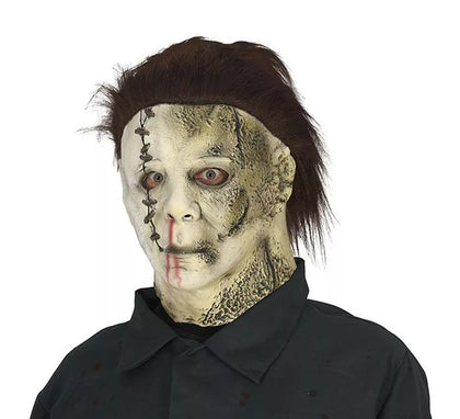 Máscara de Asesino Halloween con cicatrices de látex