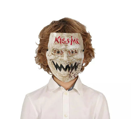 "Máscara de Asesino ""Kiss Me"" de pvc infantil"
