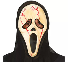 Maschera da Assassino Sanguinario con cappuccio