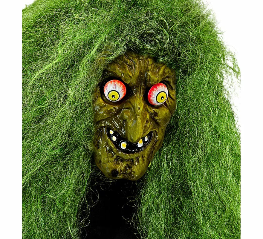 Máscara de Bruja con Ojos Saltones