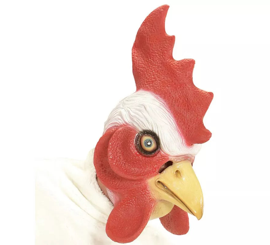 Máscara de Cabeza de Pollo completa adulto