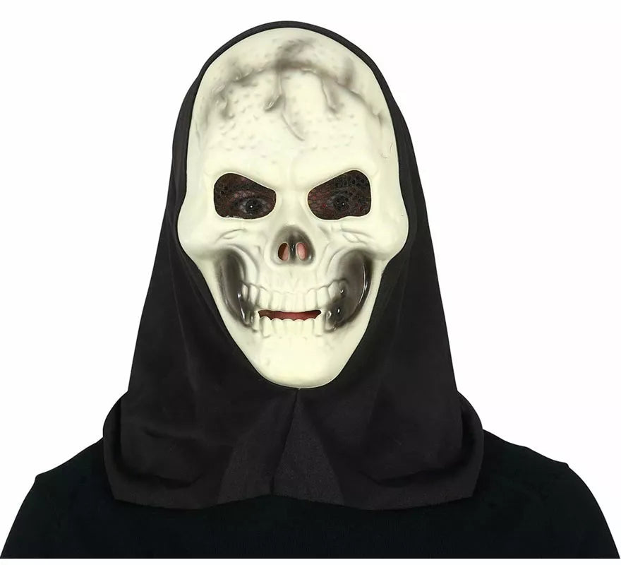 Máscara de Calavera con Capucha de Pvc