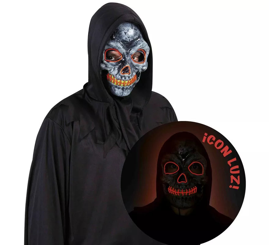 Máscara de Calavera con Luz