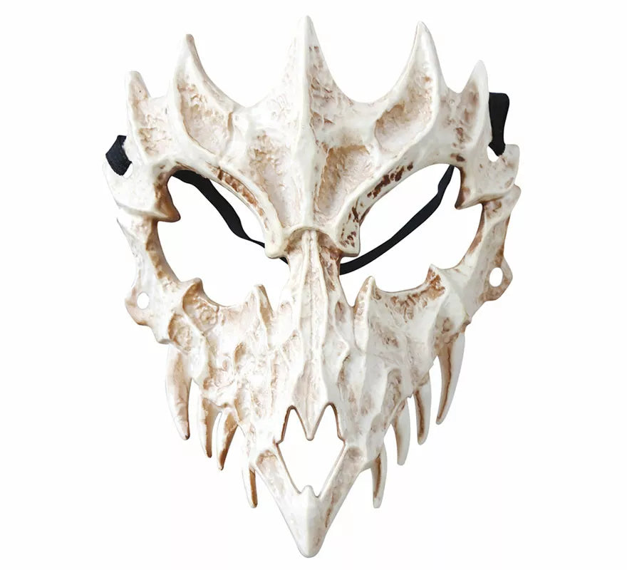 Máscara de Calavera Cornuda de Pvc