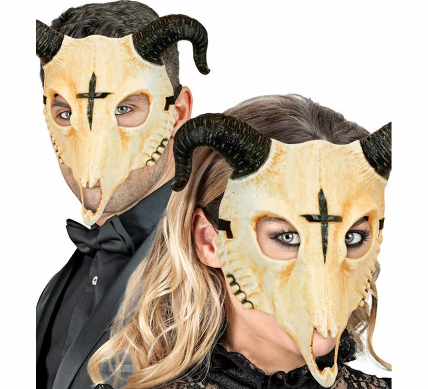 Máscara de Calavera de Carnero Satánico