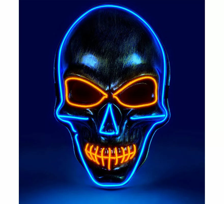 Translation missing: en.Máscara de Calavera dorada LED de Colores