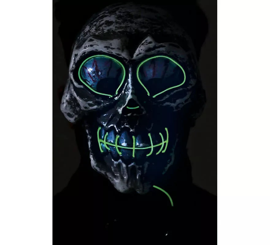 Translation missing: en.Máscara de Calavera loca con luz Verde