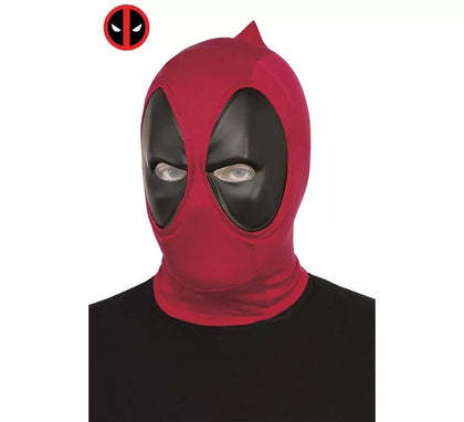 Máscara de Deadpool rojo y negro deluxe adulto